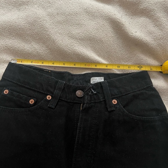 Black Jean’s Levis size M slim fit Tapered Length M, style 512 - Picture 7 of 7